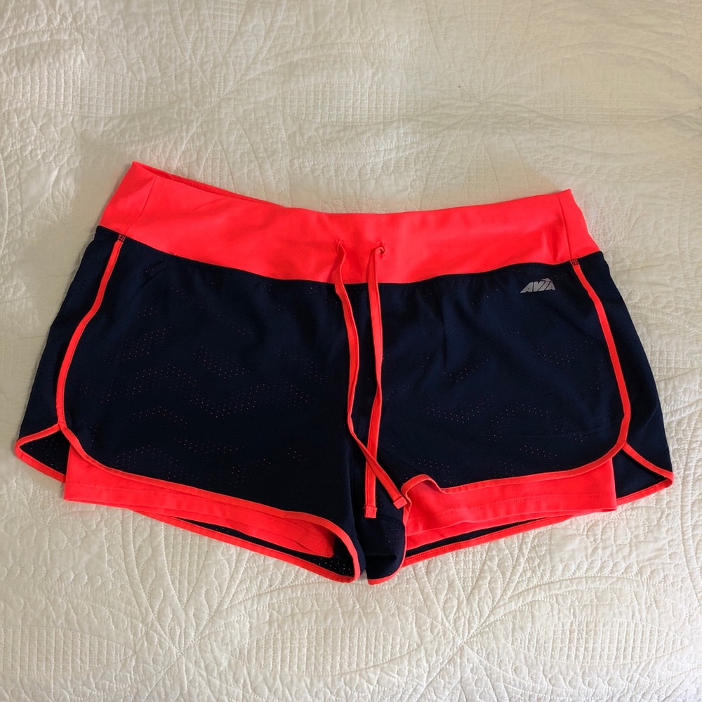 Running Shorts w/ Built In Compression Shorts Sz L